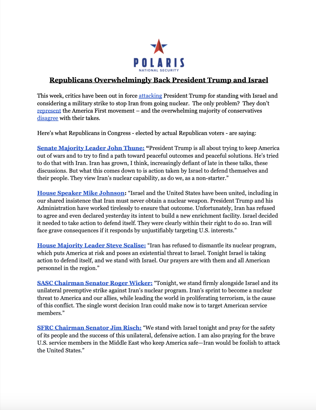 Republicans Back President Trump and Israel, Not MAGA Turncoats Preview Image