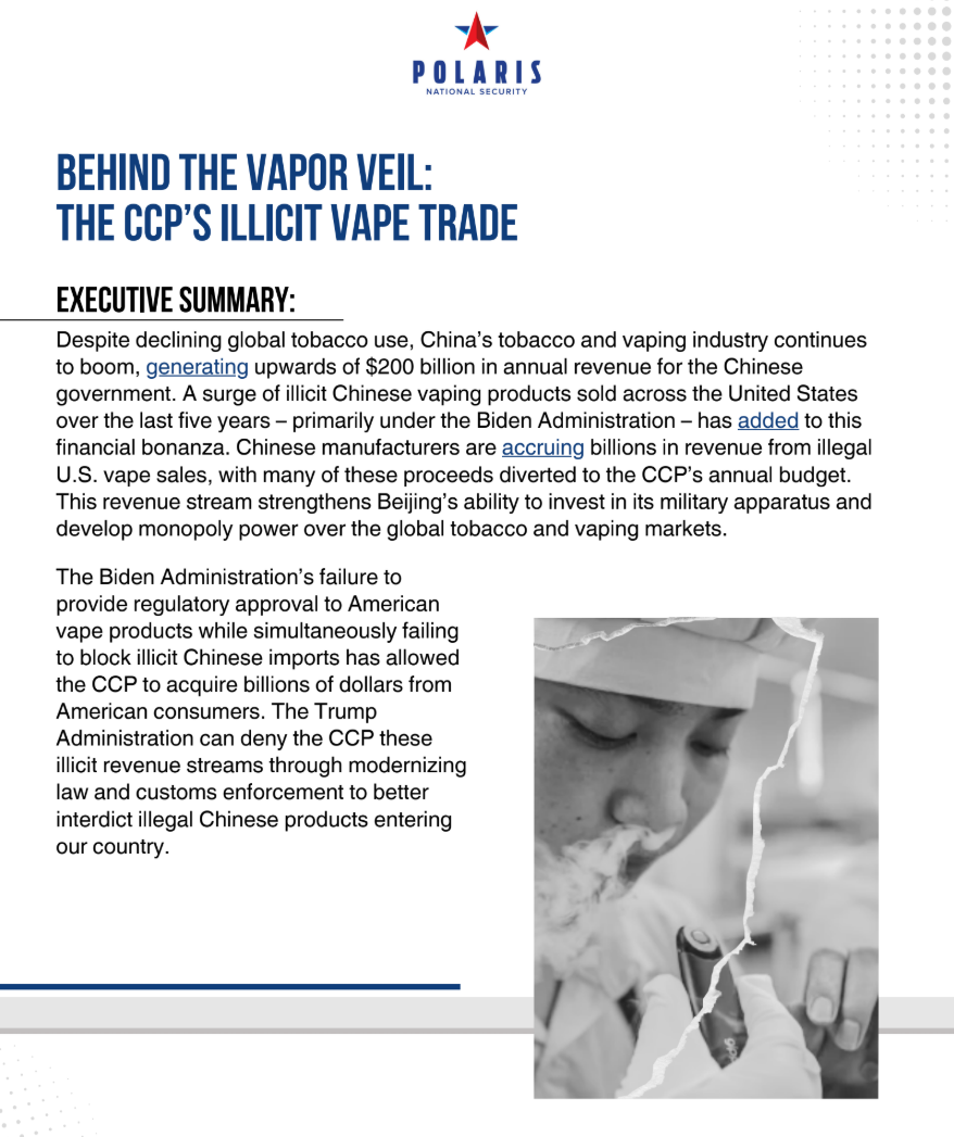 Behind the Vapor Veil: The CCP's Illicit Vape Trade Preview Image