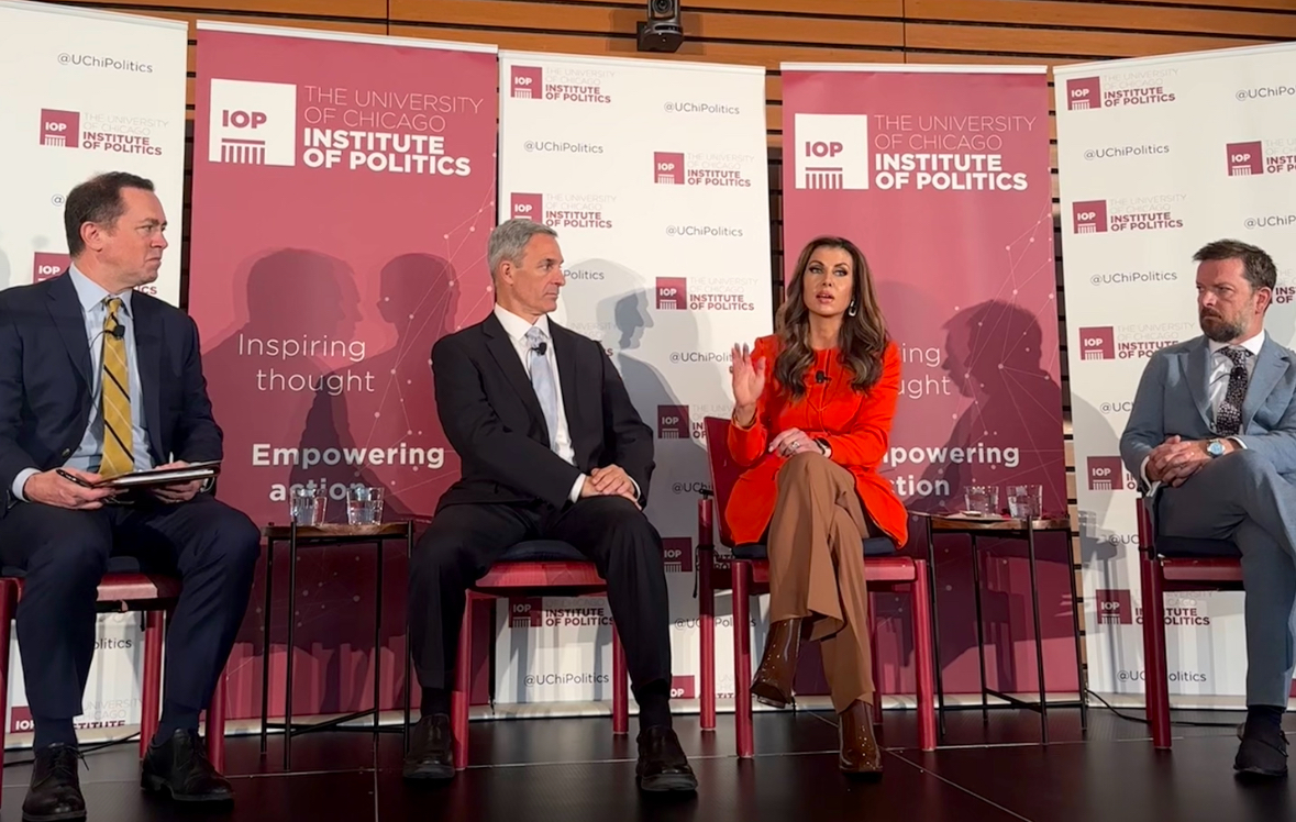 Morgan Ortagus at The Institute of Politics at UChicago