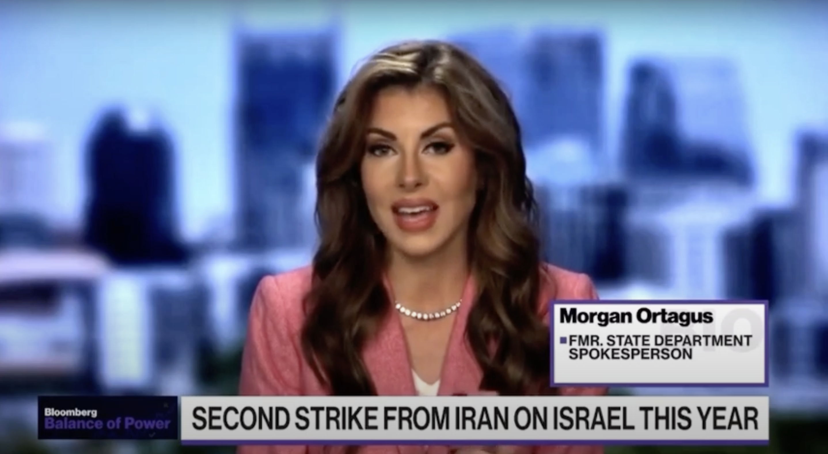 Morgan Ortagus Joins Balance of Power with Bloomberg Img